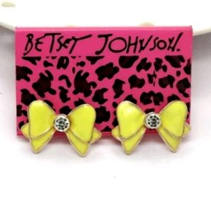 💛 Sailor Uranus Bow Crystal Earrings